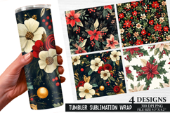 Christmas Tumbler Wrap| Christmas Tumbler Wrap Design Product Image 1