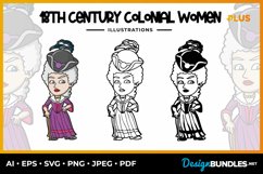 18th Century Colonial Women Collection Product Image 1