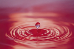 Pink Water Drop Background Wallpaper Product Image 1