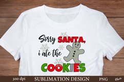 Dog Quote Tshirt Sublimation. Christmas Dog Saying Product Image 1