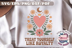 Boho Self Love Muted Colors SVG Design Care Aesthetic Product Image 1