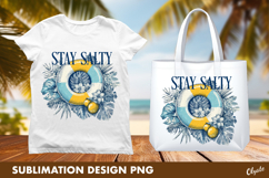Summer, Beach, Ocean Tshirt Design Sublimation Product Image 1