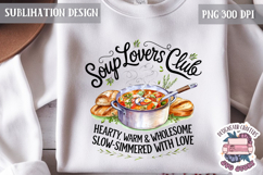 Social Homemade Food Club PNG Sublimation Design PNG Product Image 1