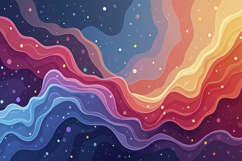 Colorful Waves Background Product Image 1