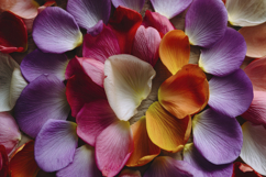 Colorful Flower Petals Background Product Image 1