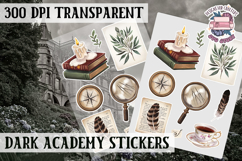 Gothic sticker sheet Magic Scrapbook PNG Spells Witch Product Image 1