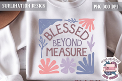 Bible Quote Sublimation Design Jesus Cross Modern Abstracts Product Image 1