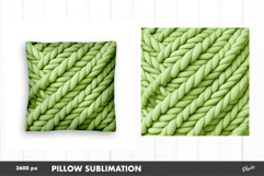 Pillow Faux Yarn Sublimation PNG, Pink Pillow PNG Product Image 1