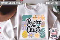 Easter Quote Christian Sublimation Design PNG Jesus bible Product Image 1