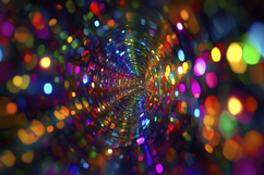Colorful Bokeh Lights Background Wallpaper Product Image 1