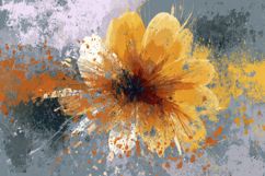 Watercolor Flower Art Background Wallpaper Product Image 1