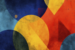 Overlapping Geometric Shapes Pattern Background Wallpaper Product Image 1