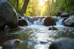 Scenic Stream Background Wallpaper Product Image 1