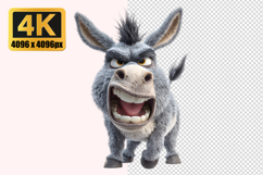 Angry Donkey Transparent PNG Product Image 1