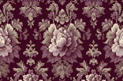 Floral Damask Pattern Background Wallpaper Product Image 1