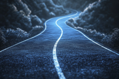 Curve Road Background Wallpaper Product Image 1