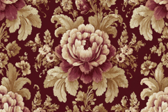 Floral Damask Pattern Background Wallpaper Product Image 1
