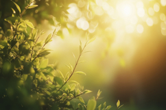 Tree with Leaves in the Sun Background Wallpaper Product Image 1