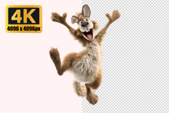 Friendly Kangaroo Transparent PNG Product Image 1