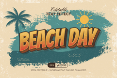 Summer Text Effect Vintage Style Product Image 1
