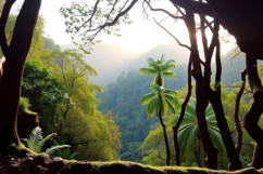 Beautiful Tropical Forest Background Product Image 1
