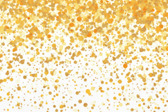 Falling Confetti Golden Polka Dot Background Wallpaper Product Image 1