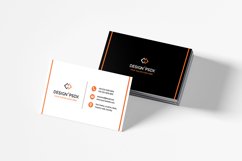 Modern Black &amp; White Business Card Template Product Image 2