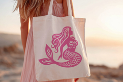 Elegant Mermaid SVG | Under the Sea Silhouette Cut File Product Image 2