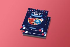 Special 4th of July Kids Fashion Sale Flyer Template Product Image 2