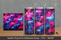 Street Art Tumbler Wrap Sublimation Design 2 Product Image 1