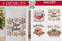 Christmas KITCHEN Quote Clipart PNG Sublimation 4 Design Product Image 1