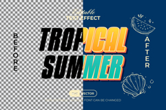 3D Text Effect Summer Theme Product Image 2