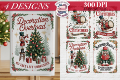 Christmas Vintage Nutcracker Clipart Sublimation 4 PNG Product Image 1