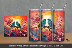 Two Birds Wrap Sublimation Design 2 Product Image 1