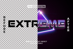 Extreme Text Effect Retro Style Product Image 2