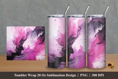 Aesthetic Color Tumbler Wrap Sublimation Design 2 Product Image 1