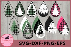Earrings Merry Christmas SVG, Christmas SVG Product Image 2