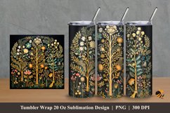 Wildlife Art Tumbler Wrap Sublimation Design 2 Product Image 1