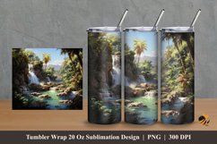 Nature Valley Tumbler Wrap Sublimation Design 2 Product Image 1