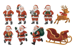 Cute Santa Christmas Character Product Image 2