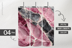 Pink Marble Digital Papers - Marble Background 4 Jpg Product Image 2