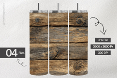 Rustic Wooden Texture Digital Papers - 04 Variations Product Image 2