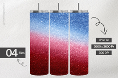 Patriotic Glitter Digital Papers - Patriotic Texture Product Image 2