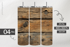 Rustic Wooden Texture Digital Papers - 04 Variations Product Image 2