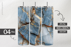 Blue Marble Digital Papers - Marble Background 4 Jpg Product Image 2