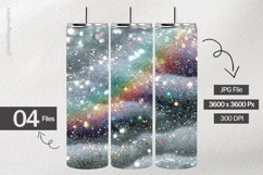 Snow Glitter Digital Papers - Holographic Glitter 4 Jpg Product Image 2