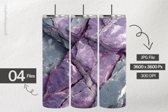 Purple Marble Digital Papers - Marble Background 4 Jpg Product Image 2