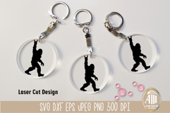 Bigfoot Rock On SVG | Funny Sasquatch Rock Hand SVG Product Image 2