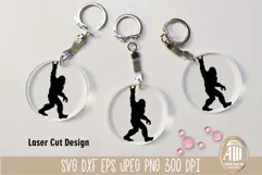 Bigfoot Rock On SVG | Funny Sasquatch Rock Hand SVG Product Image 2