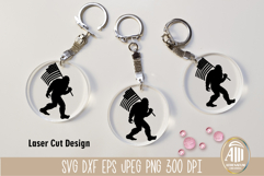 Bigfoot Patriotic SVG | Funny Sasquatch 4th july SVG Product Image 1